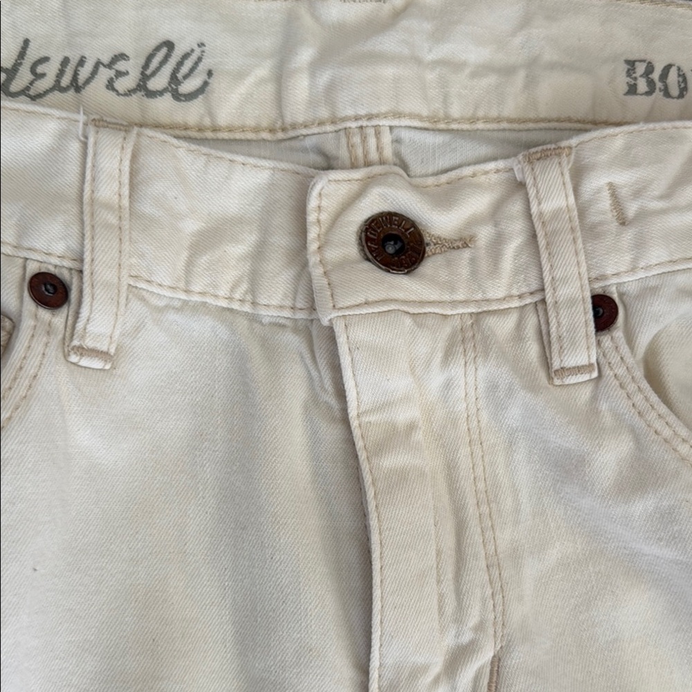 Madewell Women’s Cream Jeans